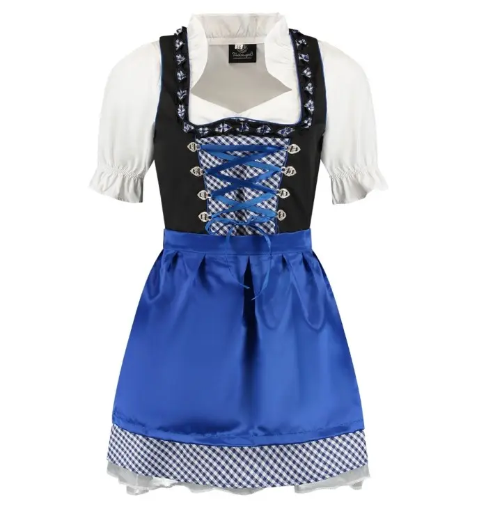 Dirndl blau
