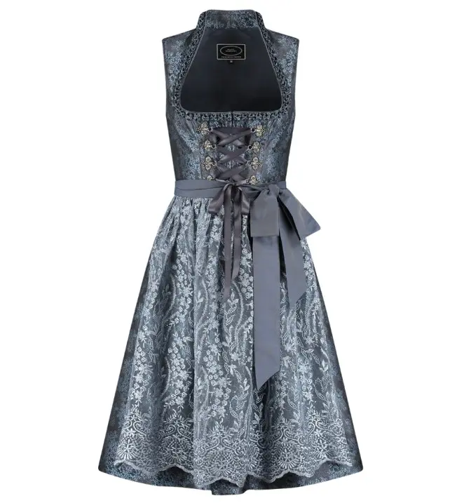 Dirndl Jaquard nachtblau