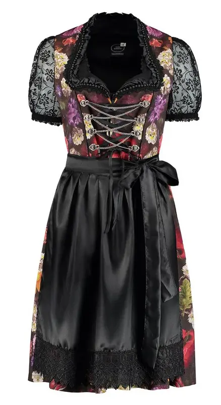 Dirndl mit Blumen