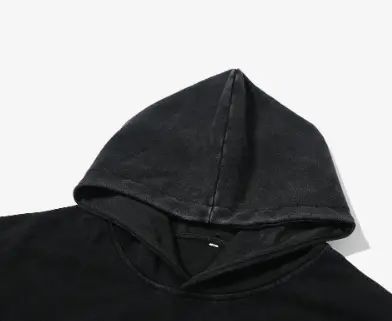 Distressed Hoodie mit Drop-Shoulder