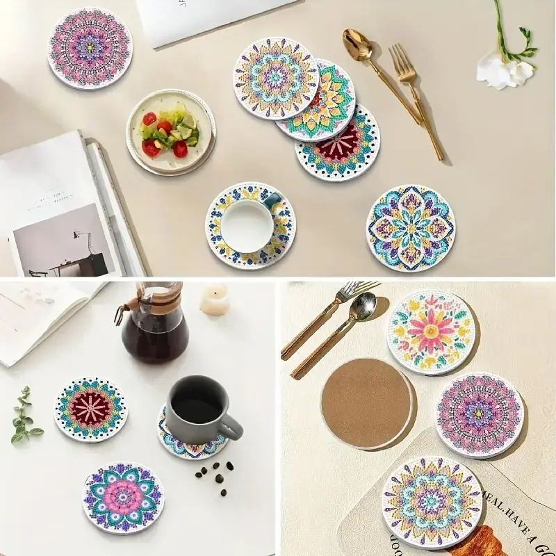 DIY Mandala-Diamant-Untersetzer
