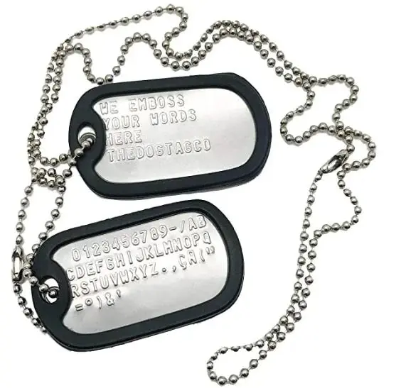 Dog-Tag Anhänger · Herren Streetwear