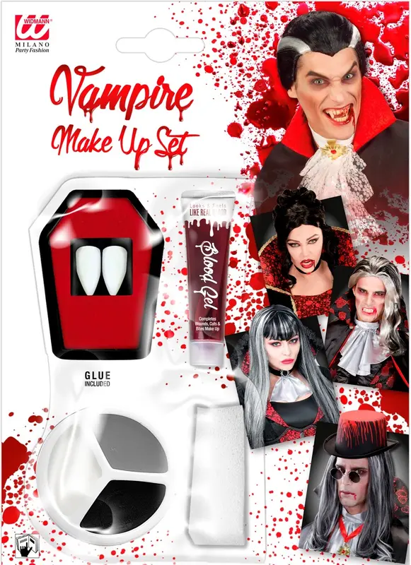 Draculazähne mit Make-Up