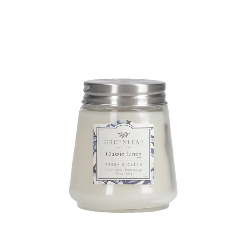Duftkerze Greenleaf - Classic Linen, 123g