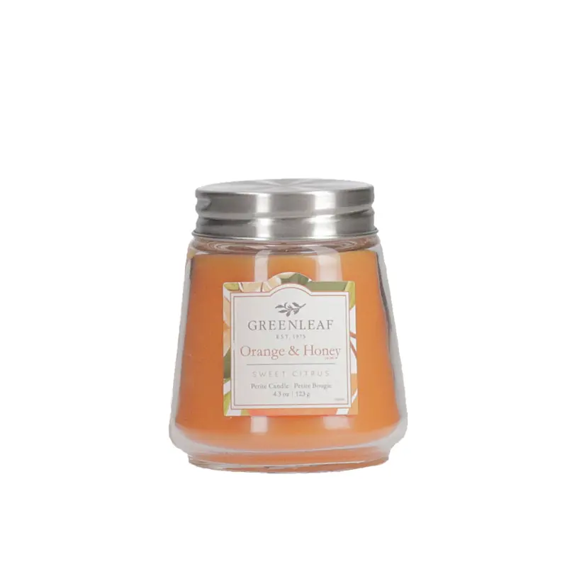 Duftkerze Greenleaf - Orange & Honey, 123g