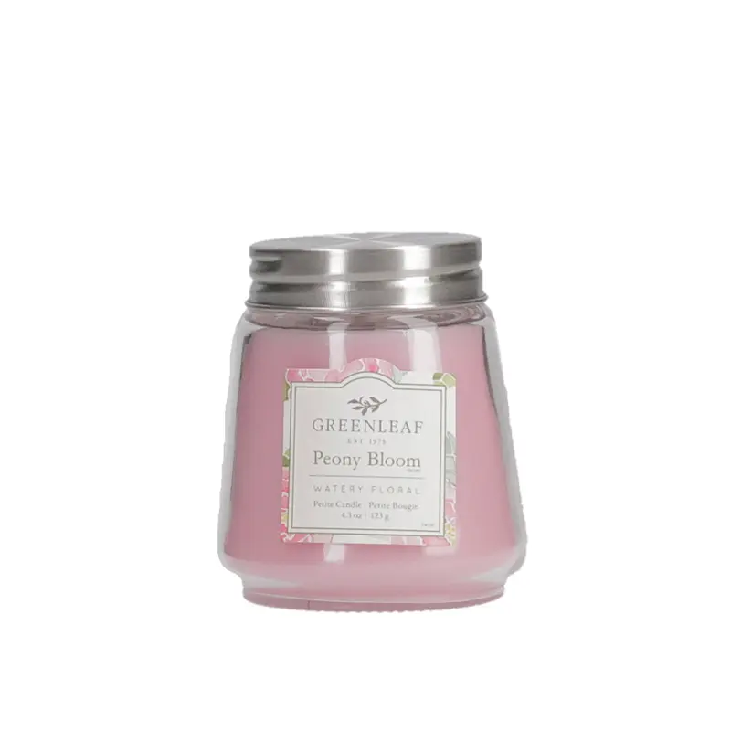 Duftkerze Greenleaf - Peony Bloom, 123g