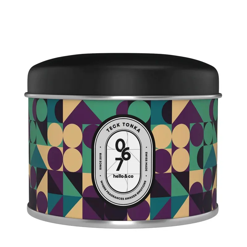 Duftkerze Teak Tonka - Hello Candle