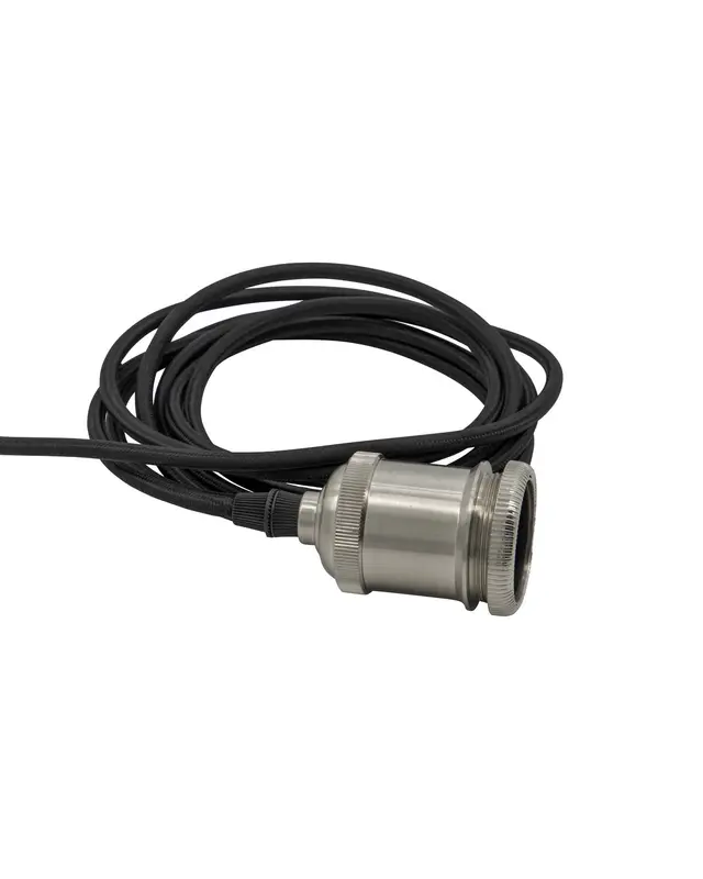E27 Sockel, HDFly, Silber-Finish