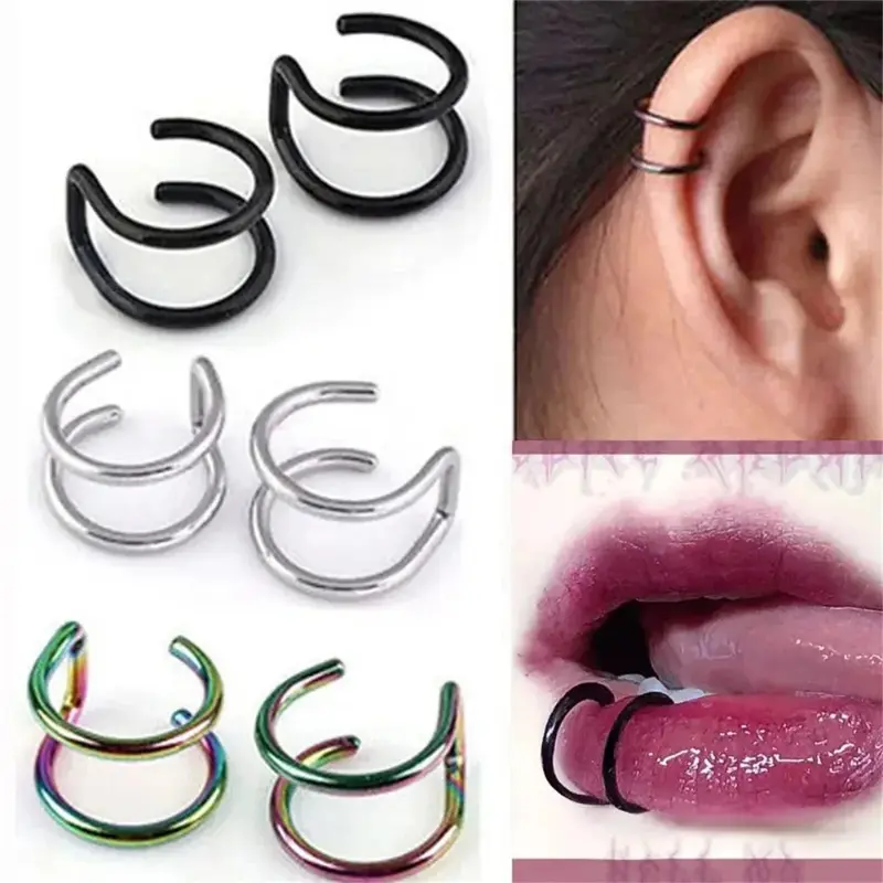 Ear-Cuffs Set 6-tlg ohne Piercing