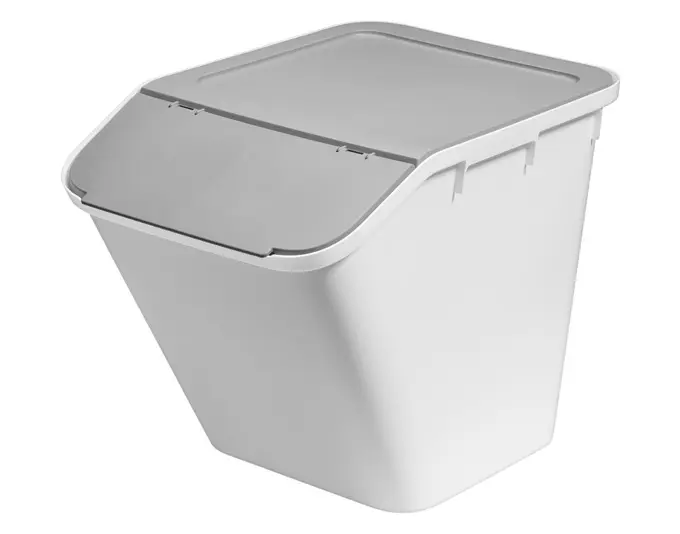EBNAT Abfallbehälter mit Deckel SmartStore L 55x39x42.5 cm 51 l