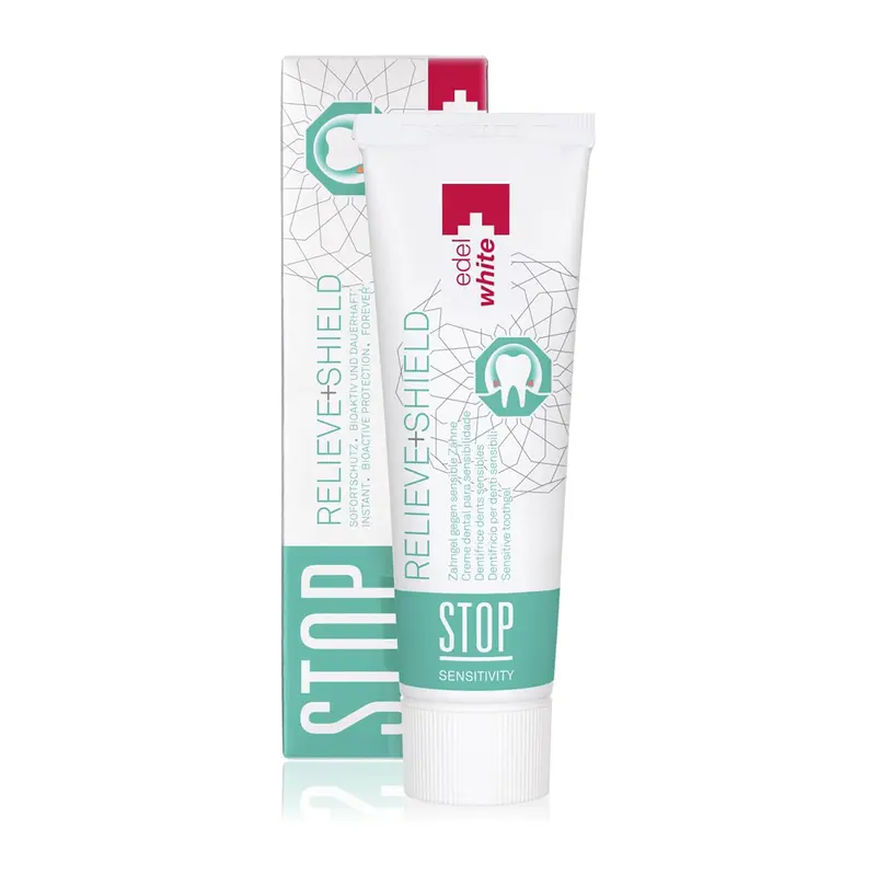 edel+white STOP RELIEVE + SHIELD Zahnpasta