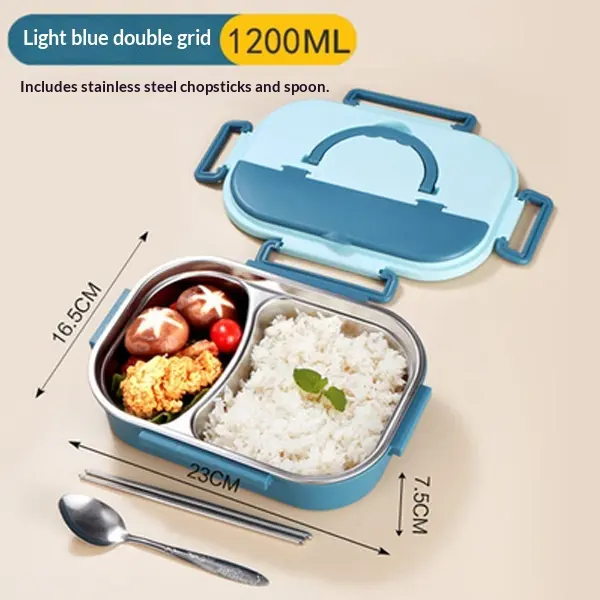 Edelstahl Bento Box, luftdicht & lebensmittelecht