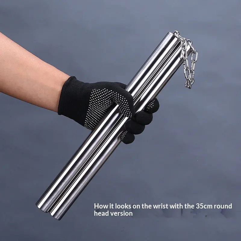 Edelstahl Nunchaku, 35 cm