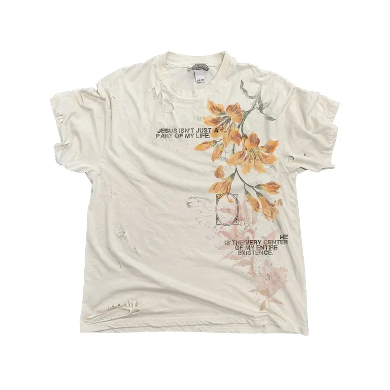 Edgy Vintage-Stil Kurzarm-Shirt