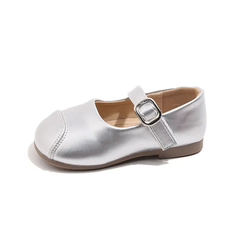 Einfache Leder Schuhe für Mädchen