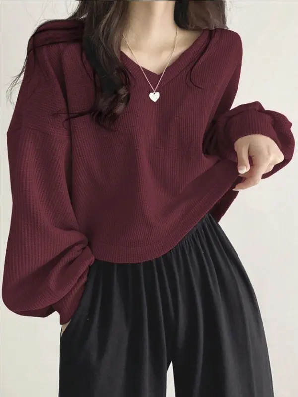 Einheitliches Pullover-Top