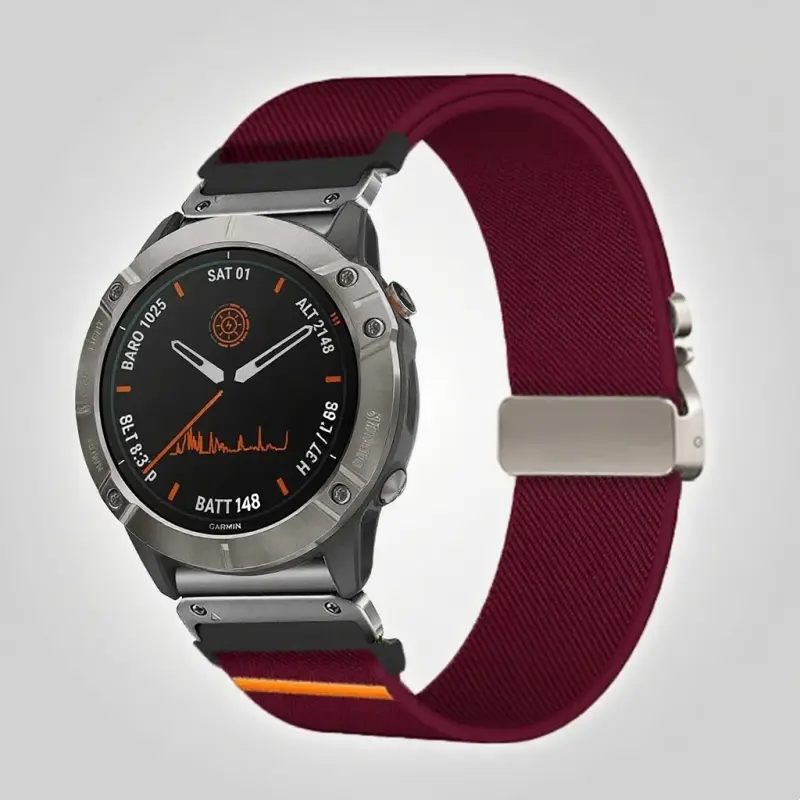 Elastisches Stoff-Armband für Herrenuhr