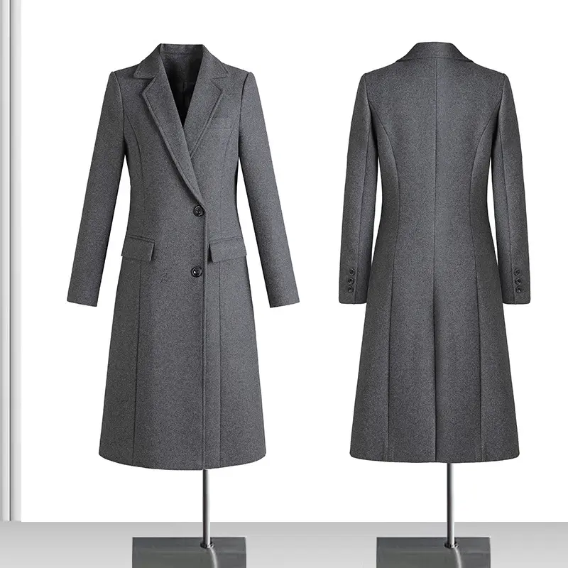 Eleganter Wollmantel für Business & Alltag