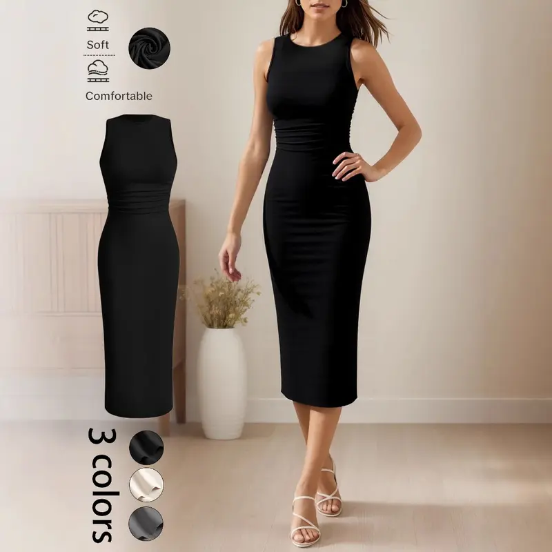 Elegantes, ärmelloses Kleid
