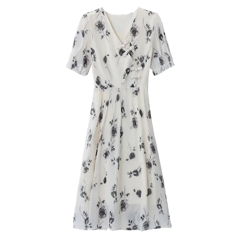 Elegantes Chiffon-Kleid
