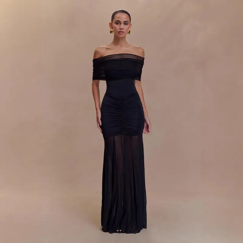 Elegantes Patchwork-Kleid