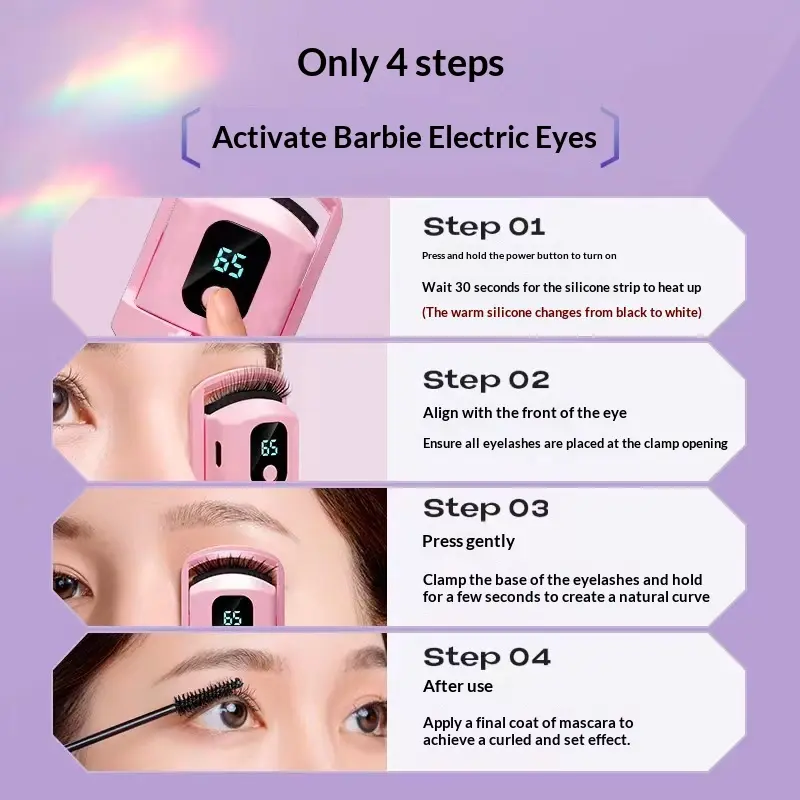 Elektrische Wimpernwicklung mit Temperaturregelung