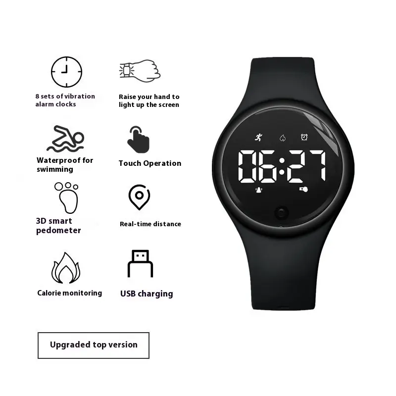 Elektronische Armbanduhr mit Vibrationsalarm