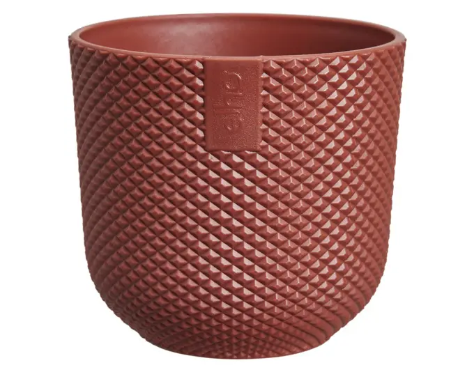 ELHO Pflanzengefäss Jazz mini ø 9 cm toskanisches rot