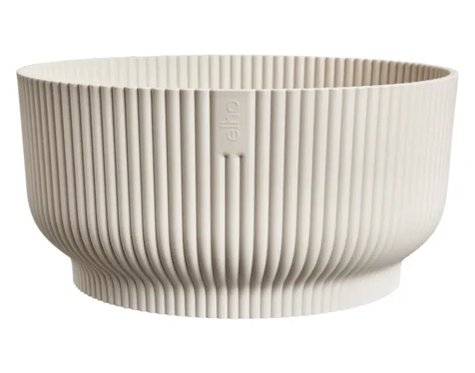 ELHO Pflanzengefäss Vibes fold Bowl ø 25 cm leinenweiss