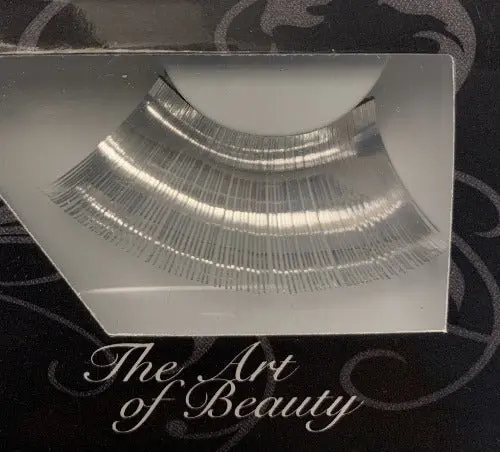 Elise Faux Eyelashes Metallic Silber