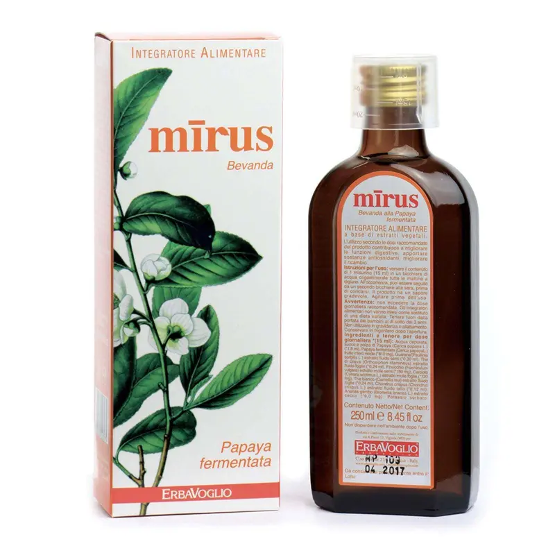 Erbavoglio - Mirus Papaya - Natürlich abnehmen - Schlankheitsgetränk - Stoffwechsel & Verdauung