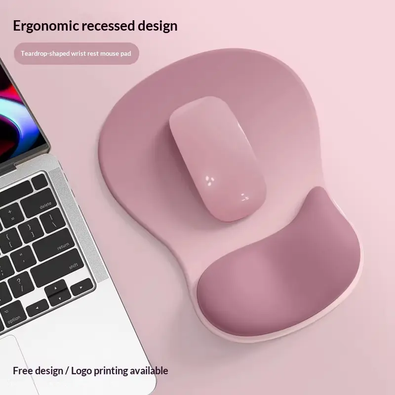 Ergonomisches Mauspad mit rutschfester Unterseite