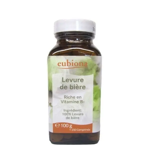 Eubiona Levure de Bière 100g (250 tablettes)