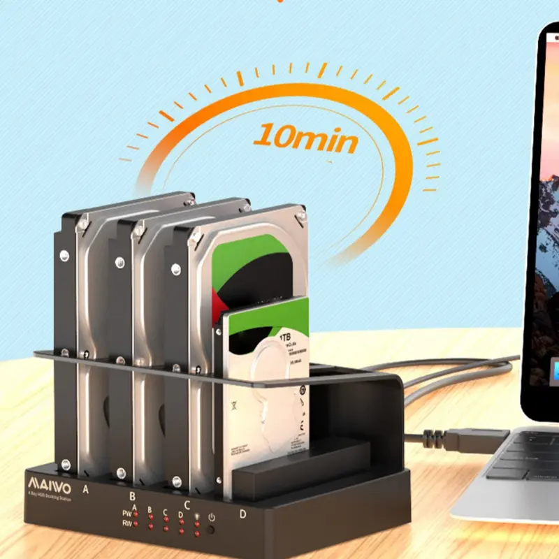 Externe 4-Disk Harddisk-Station