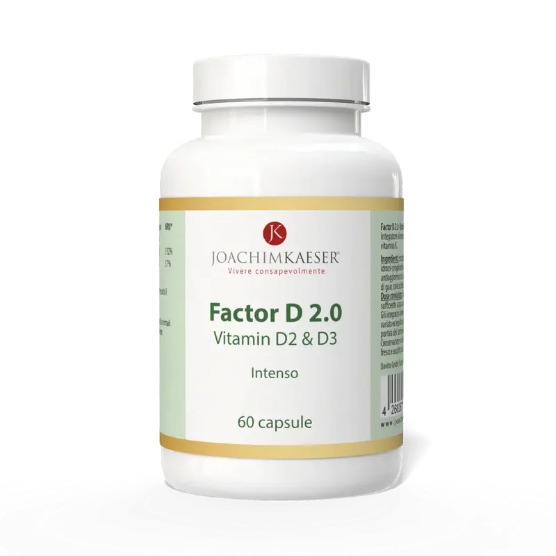 Factor D 2.0 - Vitamina D2, D3, K2