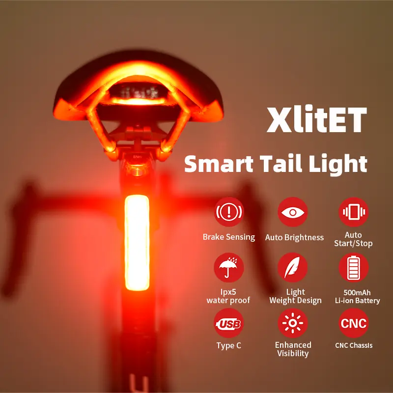 Fahrrad-Rücklicht mit Sitzstange-Halter