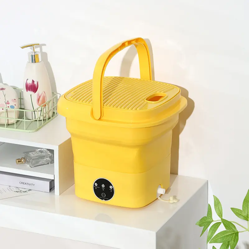 Faltbare Mini-Waschmaschine mit Trocknerfunktion