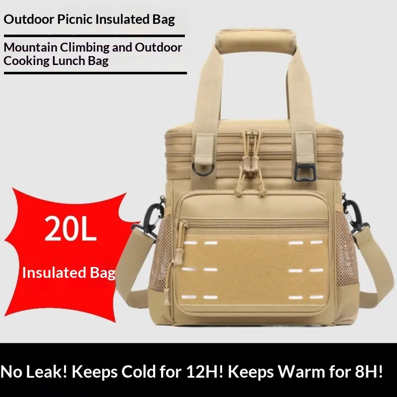 Faltbare Picknick-Kühltasche mit grossem Fassungsvermögen