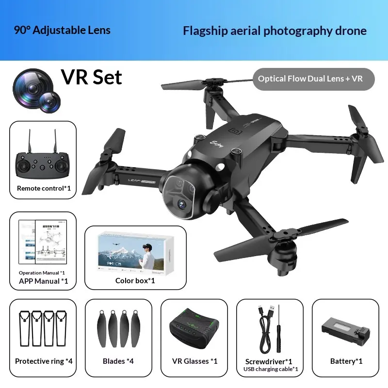 Faltbarer HD-Quadrocopter für Luftaufnahmen