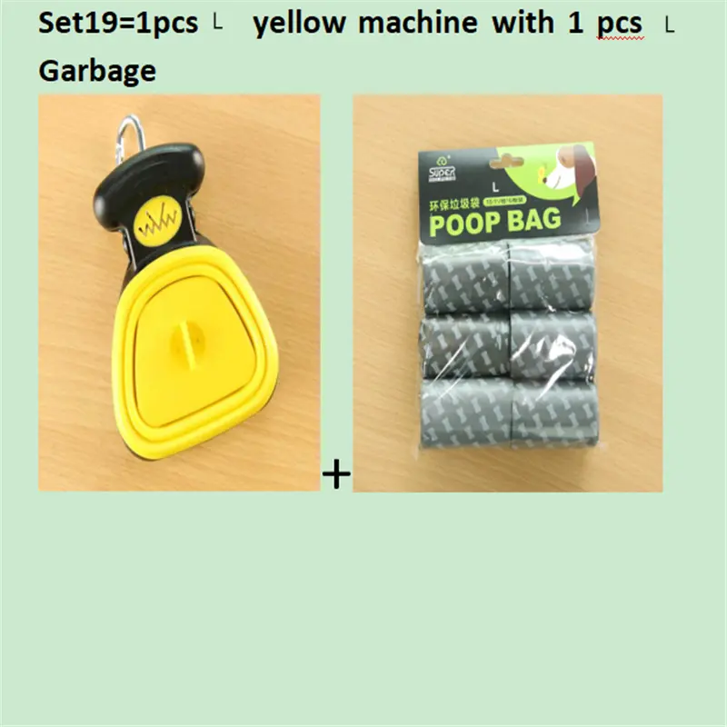Faltbarer Hunde-Poop-Scooper mit Beuteln
