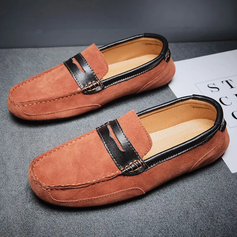 Farbblock-Loafer