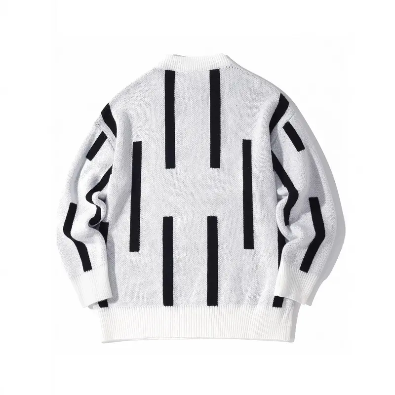 Farbblock-Pullover für Herren · Modell 2