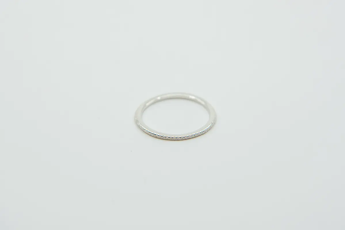 Feiner Silber Fingerring (⌀ 18.5 mm / Größe 58) – 925 Sterlingsilber
