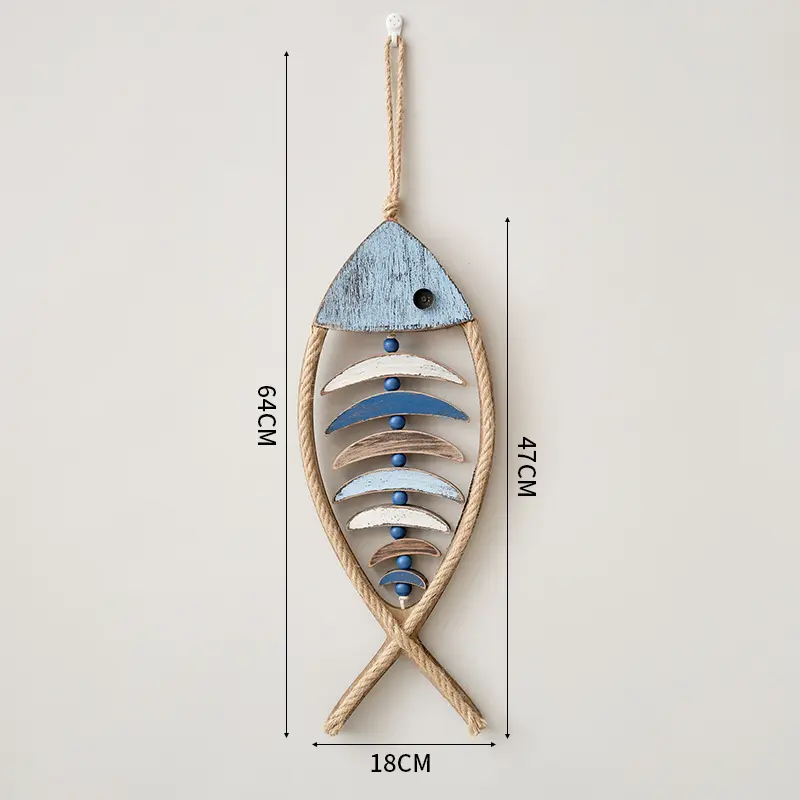 Fischförmiger Wandhänger