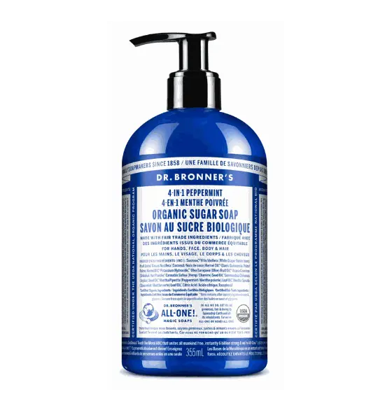 Flüssigseife Shikakai Pfefferminze - Dr. Bronner