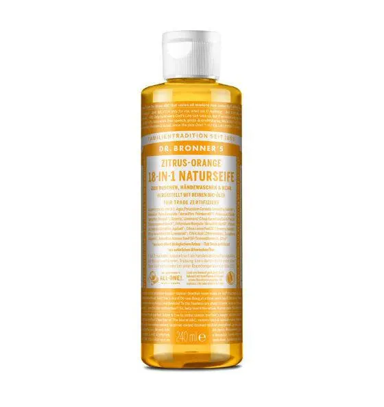 Flüssigseife Zitrone & Orange - Dr. Bronner