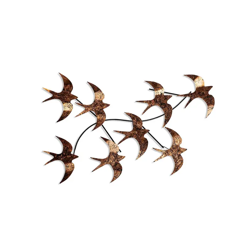 Flying Birds 3 Wanddeko - Mehrfarbig