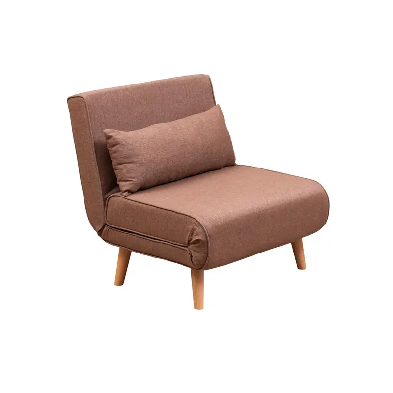 Folde Single Bettsofa - Braun