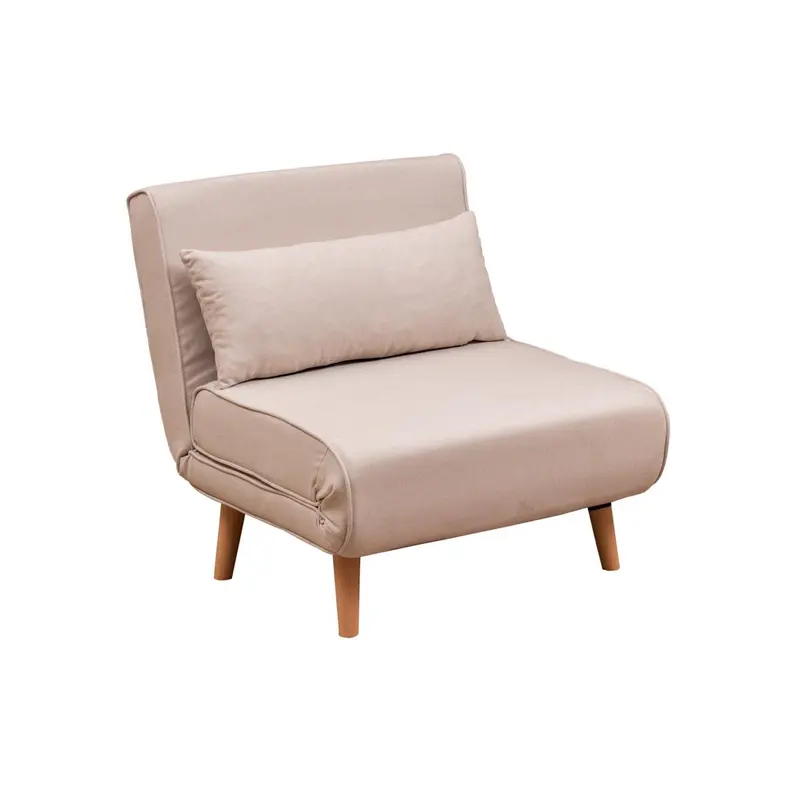 Folde Single Bettsofa - Sahne