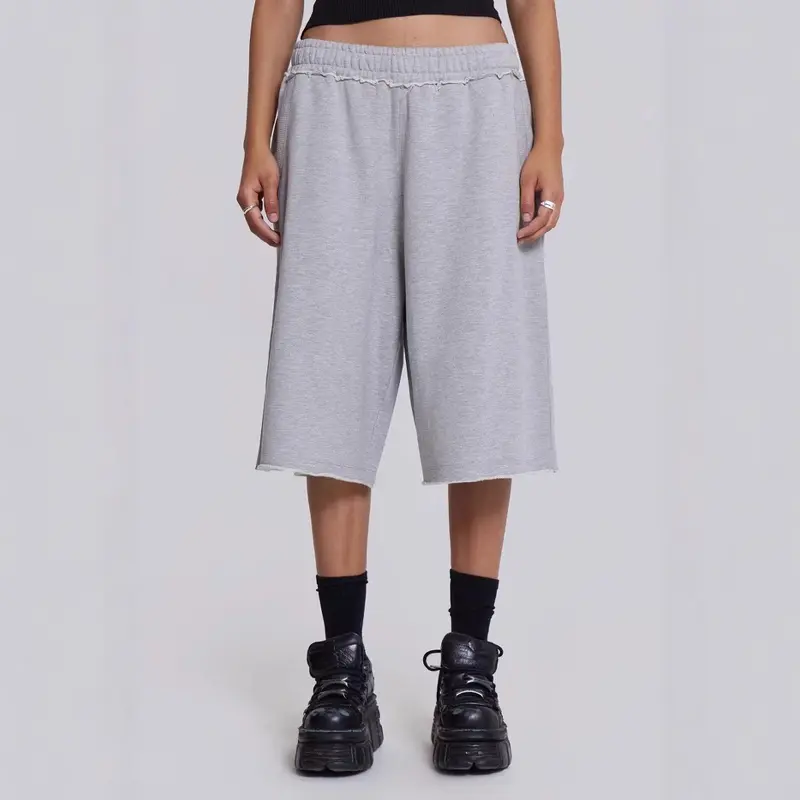 Freizeit-Shorts im Retro-Stil mit Fransen
